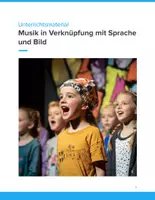 Vorschau - Unterrichtsreihen - Musik in Verknüpfung mit Sprache & Bild – Unterrichtsmaterial (Klasse 10–12) - Deckblatt