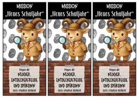 Vorschau - Anderer Materialtyp - Steinbockklasse Willkommensgruß mit Detektivstift - Seite 2