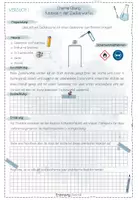 Vorschau - Stundenentwürfe - Katalyse - der Zuckerwürfel | Chemie Übung 8 | Arbeitsblatt - Seite 1