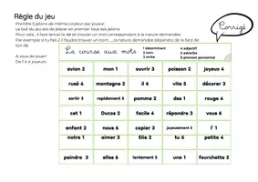 Aperçu - Jeux - Jeu la course aux mots - Page 2