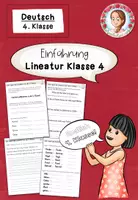 Vorschau - Arbeitsblätter - Lineatur Deutsch Klasse 4 | Einführung Schreiblinien - Deckblatt