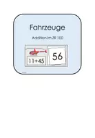 Vorschau - Arbeitsblätter - Klettmappe (TEACCH-Mappe) zur Addition im ZR 100 - Fahrzeuge - Seite 2