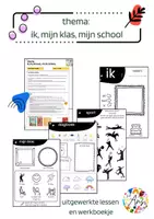 Voorbeeld - thema ik mijn klas mijn school (4) - Voorblad