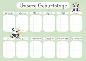 Vorschau - Poster - Materialpaket PANDAKLASSE - Seite 2
