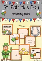 Vorschau - Unterrichtsreihen - Saint Patrick's Day - Matching pairs / Paare finden - Deckblatt