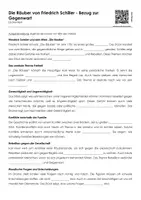 Vorschau - Arbeitsblätter - „Die Räuber“ von Friedrich Schiller (Übungen/Material/Lernvideos) - Seite 2