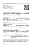 Vorschau - Arbeitsblätter - Arbeitsblätter zum Thema "Wilder Westen" + Lösung & MP3 + - Deckblatt