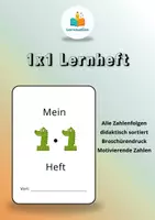 Vorschau - Arbeitsblätter - Broschüre & Lernheft zum kleinen 1x1 - Deckblatt
