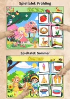 Vorschau - Arbeitsblätter - Sortierspiel Jahreszeiten – Frühling, Sommer, Herbst & Winter für Kita & Vorschule - Seite 1