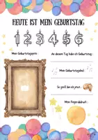 Vorschau - Poster - Portfolio Vorlagen - Kindergarten und Kinderkrippe - Seite 1