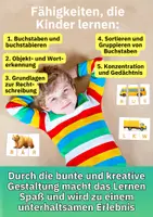 Vorschau - Bildkarten - Leseförderung mit ABC Puzzle – 20 Wörter in Großbuchstaben puzzeln und lesen lernen im Spiel - Seite 3
