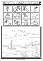 Aperçu - Feuilles d'exercices - L' Atelier des Sons : Maîtriser les Consonnes L,M,E,F- Livret 2 - Page 1