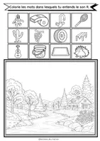 Aperçu - Feuilles d'exercices - L' Atelier des Sons : Maîtriser les Consonnes L,M,E,F- Livret 2 - Page 3