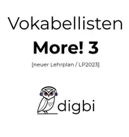 Vorschau - Merkblätter - More! 3 | Unit 9 | Vokabeln | neuer Lehrplan (LP 2023) - Deckblatt
