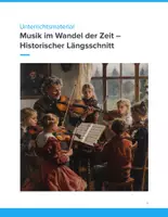 Vorschau - Unterrichtsreihen - Musik im Wandel der Zeit – Historischer Längsschnitt - Klasse 10-12 - Deckblatt