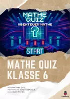 Vorschau - Stundenentwürfe - Interaktives Abschluss Quiz: Klasse 6 (Interaktive PDF) - Abenteuer Mathe - Deckblatt