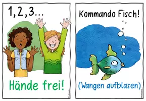 Vorschau - Bildkarten - Ruhe und Aufmerksamkeit - 22 Mitmachkarten / Klassenlehrer Störungen Ritual - Seite 3