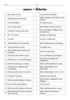 Vorschau - Arbeitsblätter - questions and answers - Arbeitsblätter - Vokabeltest - Seite 2