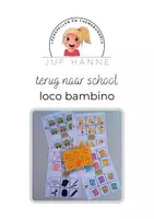 Voorbeeld - Juf Hanne - terug naar school - loco bambino - Voorblad