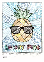 Vorschau - Mal- und Bastelvorlagen - KUNST 🍍sommerliche Früchte-Würfelbilder 🎲 - Seite 2