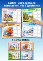 Vorschau - Bildkarten - Spielerisch Jahreszeiten lernen – Zuordnungsspiel mit Bildkarten für Kita & Vorschule - Seite 3
