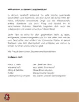 Vorschau - Arbeitsblätter - Lesereise durchs Schuljahr: Heft 24 - Seite 1