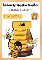 Vorschau - Anderer Materialtyp - Geburtstagskalender Hummelklasse - Deckblatt