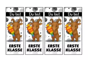 Vorschau - Anderer Materialtyp - Steinbockklasse Lesezeichen als Geschenk zur Einschulung - Seite 2