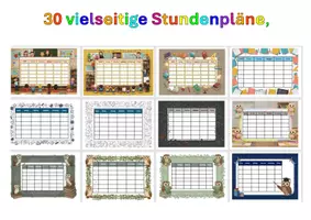 Vorschau - Mal- und Bastelvorlagen - Willkommen in der Schule! MEGAPAKET - Seite 1