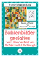 Vorschau - Mal- und Bastelvorlagen - Zahlenbilder gestalten im Stil von "Face of God" der Künstler*innen McDermott & McGough - Deckblatt