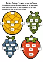 Vorschau - Spiele - Dis donc 5! Unité 4 - Fruits et légume - Legeköpfe - Seite 1