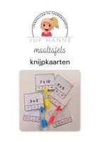 Voorbeeld - Maaltafels - knijpkaarten - Voorblad