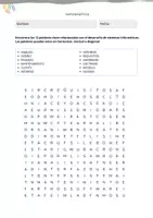 Vista previa - Unidades / Secuencias / Situaciones de Aprendizaje - Sopas de letras y crucigramas sobre informática y programación - página 1