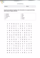 Vista previa - Unidades / Secuencias / Situaciones de Aprendizaje - Sopas de letras y crucigramas sobre informática y programación - página 3