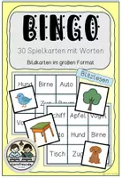 Vorschau - Spiele - Deutsch - Spiel - Bingo - Wörter - Deckblatt
