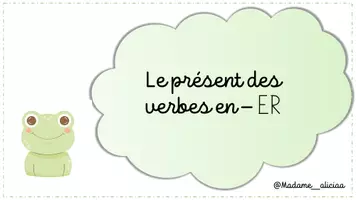 Aperçu - Apprentissages en autonomie - Ateliers - présent des verbes en ER - Page de couverture