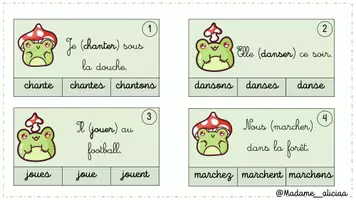 Aperçu - Apprentissages en autonomie - Ateliers - présent des verbes en ER - Page 3