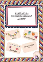 Vorschau - Poster - Classroommanagement Stundentransparenz Monster beige - Deckblatt