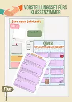 Vorschau - Poster - Vorstellung für neue Klassen - Deckblatt
