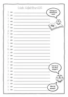 Vorschau - Arbeitsblätter - Adjektive-ABC Arbeitsblatt Wörterbuch Alphabet Lerntheke - Deckblatt