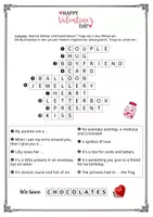 Vorschau - Arbeitsblätter - Valentine's Day Kreuzworträtsel differenziert - Seite 3