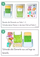 Vorschau - Stundenentwürfe - Backtoschool: MEGA coole Bastelvorlage! 3D-Schultasche-Kunstprojekt für die 1.Klasse Grundschule! - Seite 3