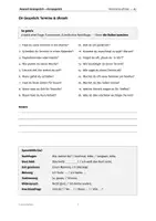 Vorschau - Stationenlernen - Deutsch im Gespräch: Termine & Uhrzeit (A2) | 18 Fragen, 1 Schülerblatt + Leitfaden - Seite 1