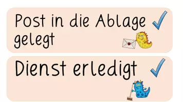 Vorschau - Poster - Classroommanagement Startklar für den Tag Monster schlicht - Seite 2