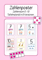 Vorschau - Poster - Zahlenposter - Zahlenplakate Zahlenraum 0 - 10 - Deckblatt