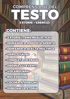 anteprima - Esercizi - Comprensione del Testo – 3 storie a tema realistico - Pagina di copertina
