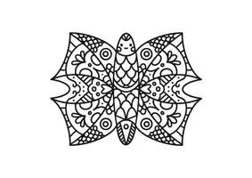 Vorschau - Mal- und Bastelvorlagen - Parkettierung, Gemeinschaftspuzzle Schmetterling - Seite 3