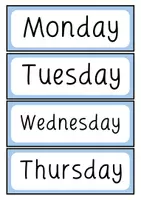 Vorschau - Poster - Classroom Calendar Tafelkalender Englischunterricht - Seite 2