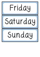 Vorschau - Poster - Classroom Calendar Tafelkalender Englischunterricht - Seite 3