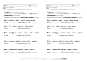 Aperçu - Feuilles d'exercices - évaluation-grammatac - Page 2
